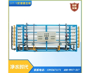 50T/時(shí)單級(jí)反滲透滲透